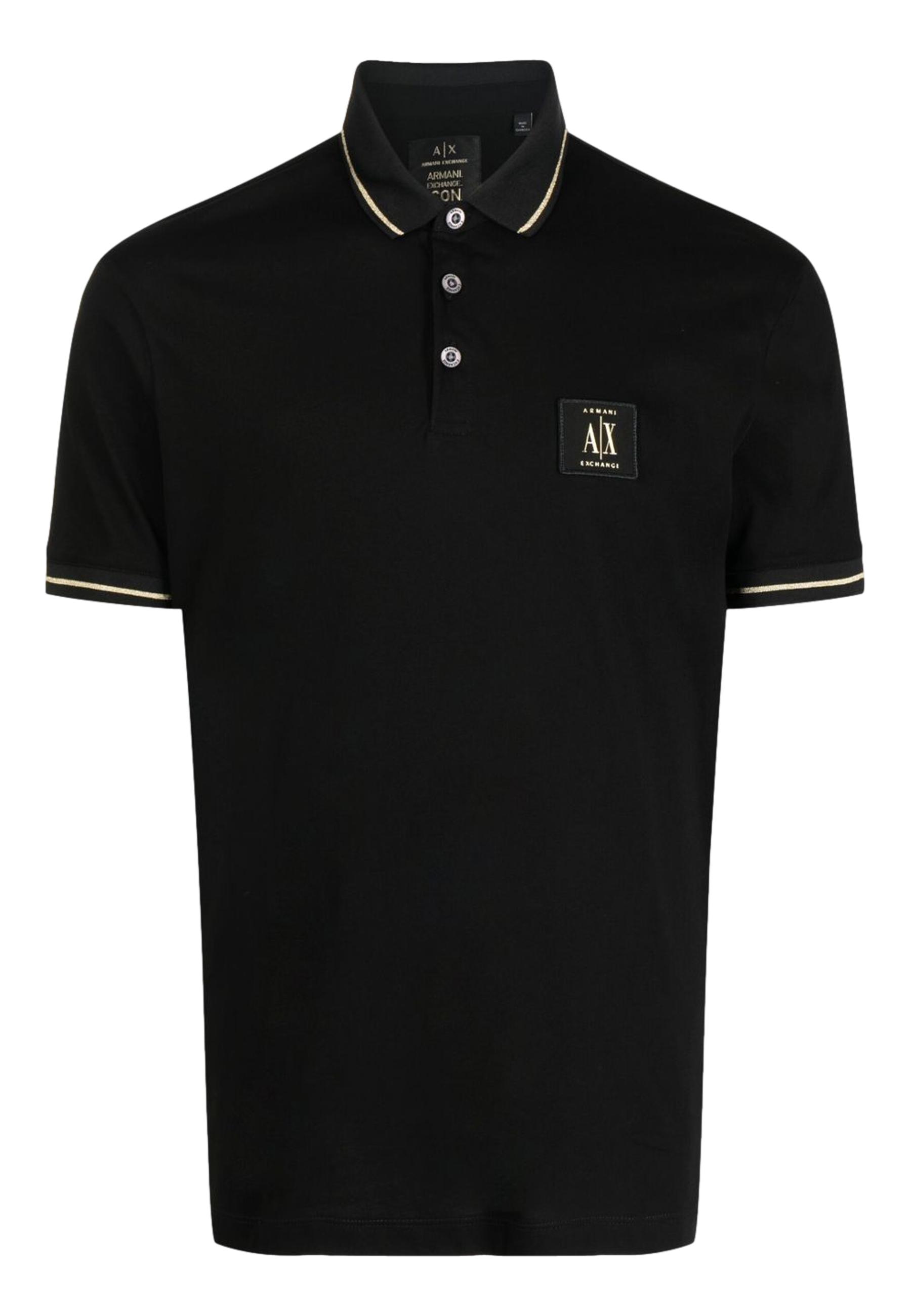 Armani ExchangePolo shirt with logo application - ARMANI